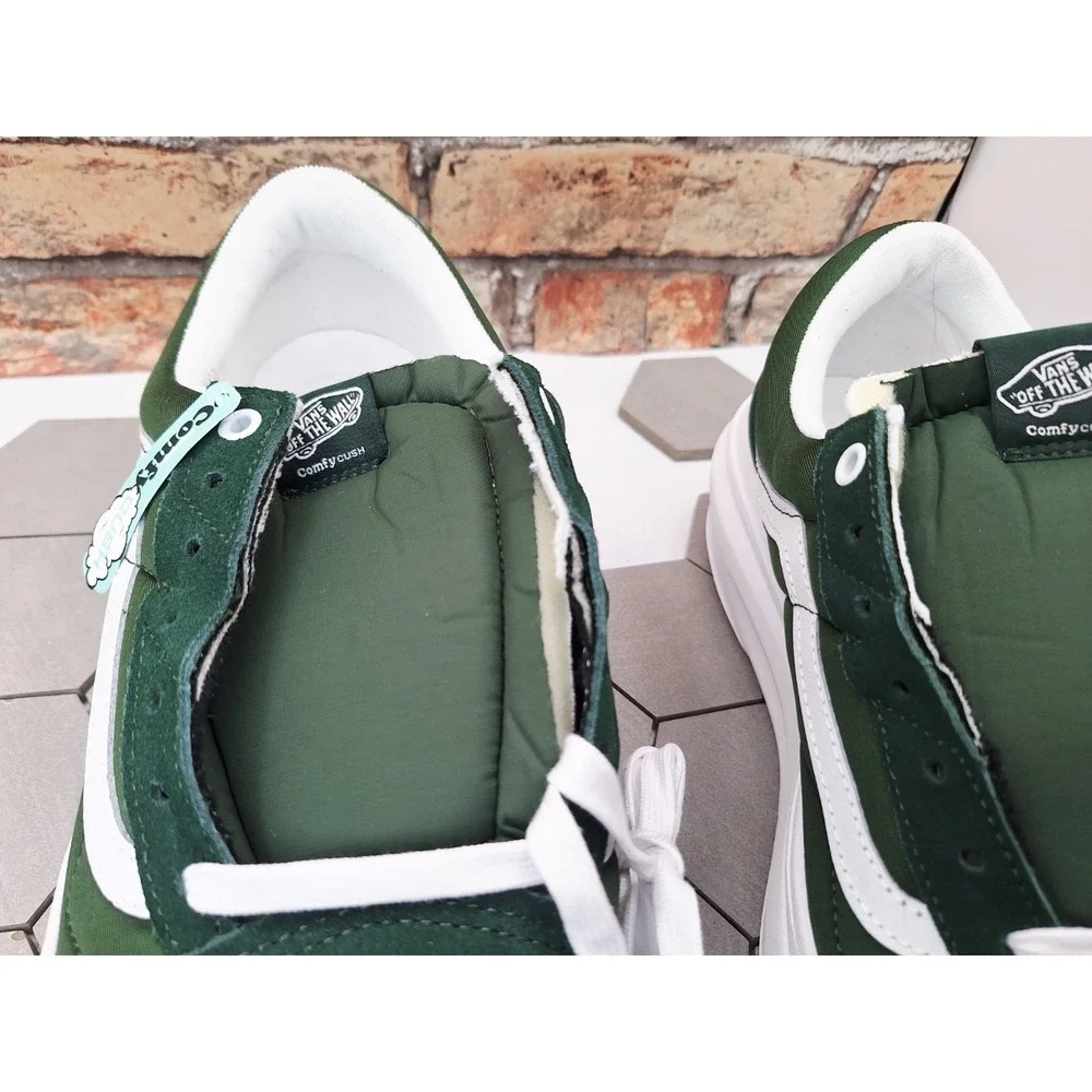 Vans OTW Old Skool Over CC Green White Skate Shoes VN0A7Q5EDGY Men Sz‎ 10 Chunky